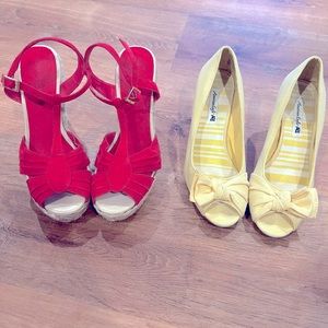 American Eagle Wedge Heels